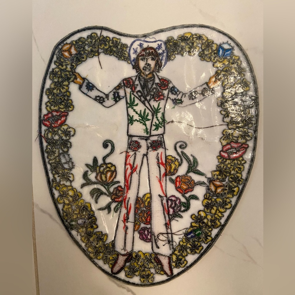Stuntin The Grievous Angel Gram Parsons tribute large back patch - Picture 2 of 2